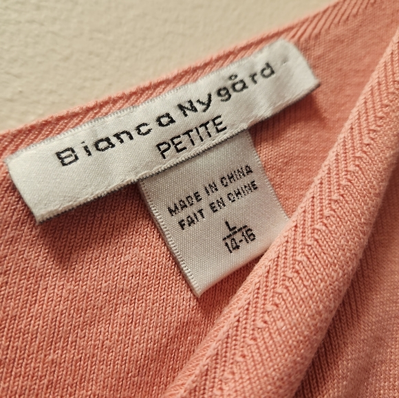 Bianca Nygard Pink Knit Tank Top - Picture 2 of 3